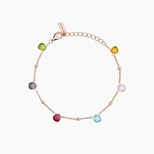 MABINA - Bracciale con elementi in glass multicolor