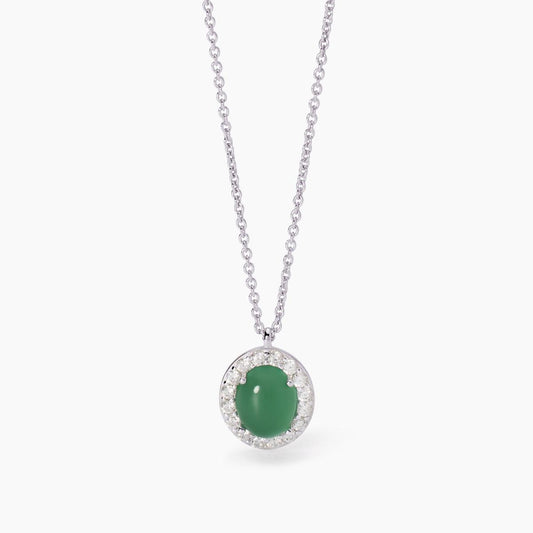 MABINA - Girocollo con ciondolo agata