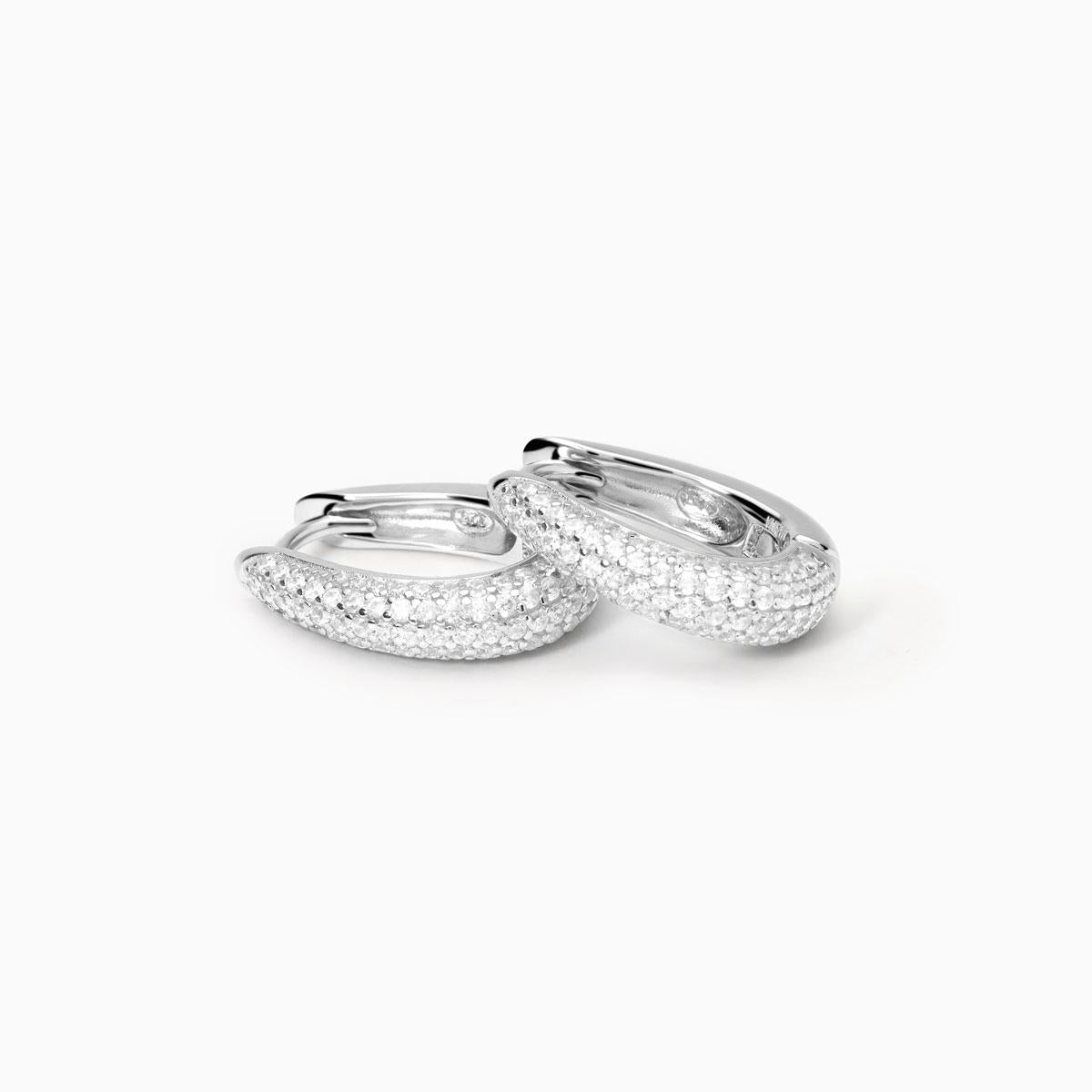 MABINA - Orecchini in argento con zirconi