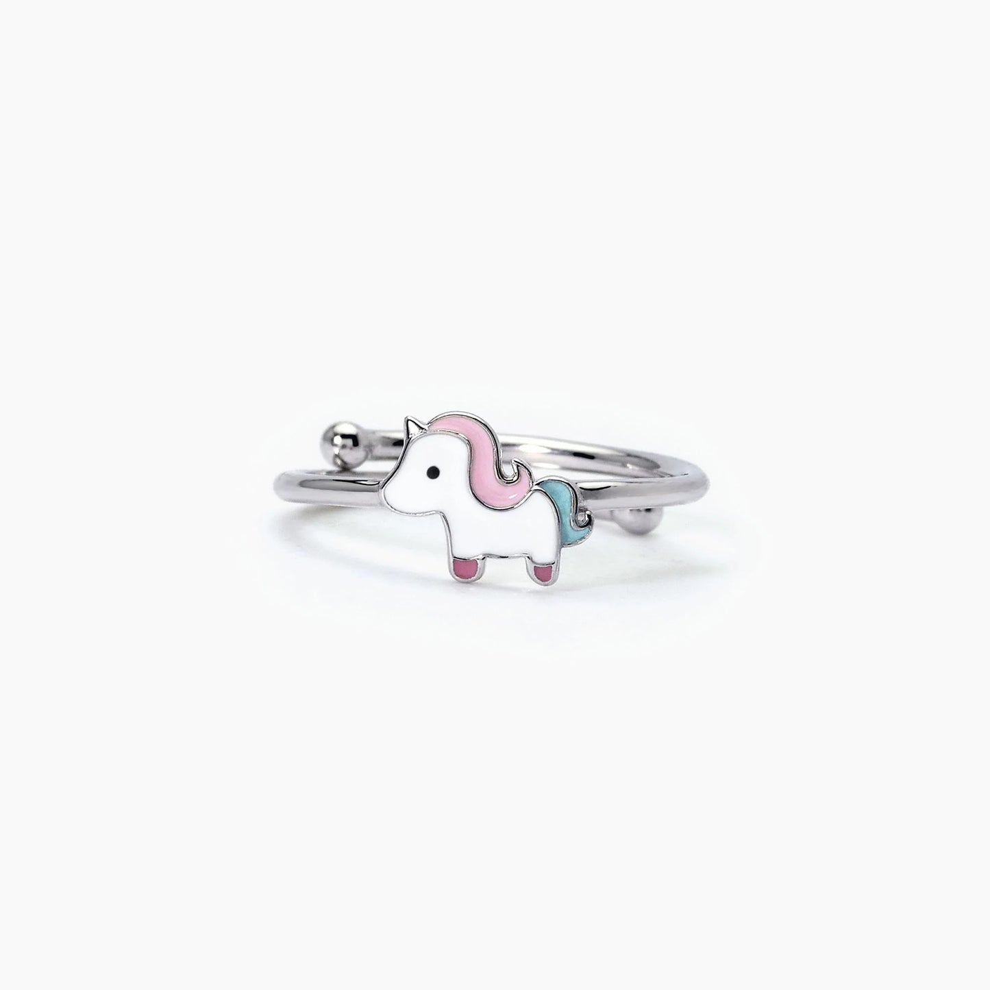 MABINA JUNIOR - Anello in argento con unicorno
