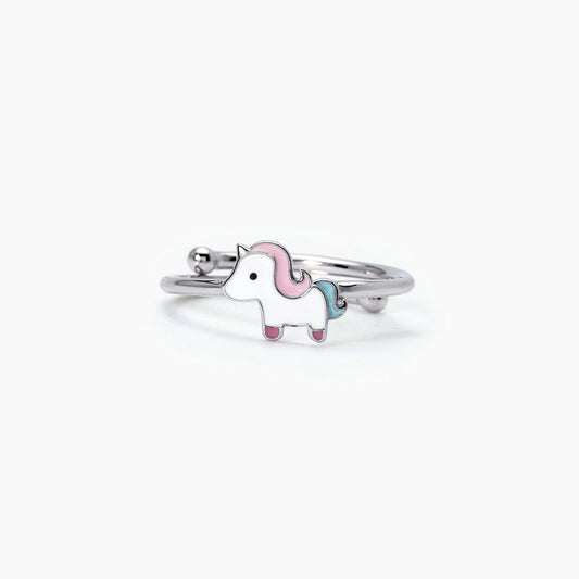 MABINA JUNIOR - Anello in argento con unicorno
