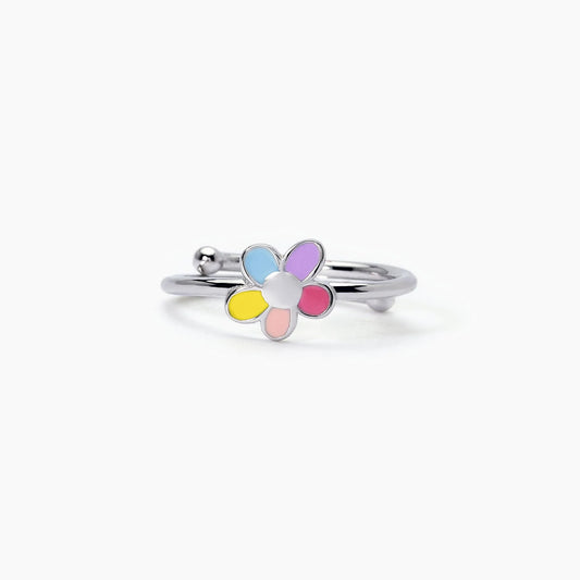 MABINA JUNIOR - Anello in argento con fiorellino