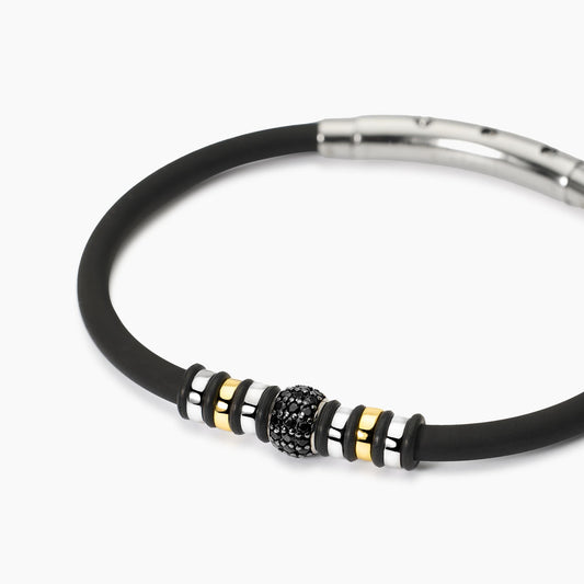 MABINA UOMO - Bracciale uomo in silicone