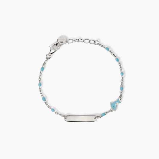 MABINA JUNIOR - Bracciale personalizzabile con delfino