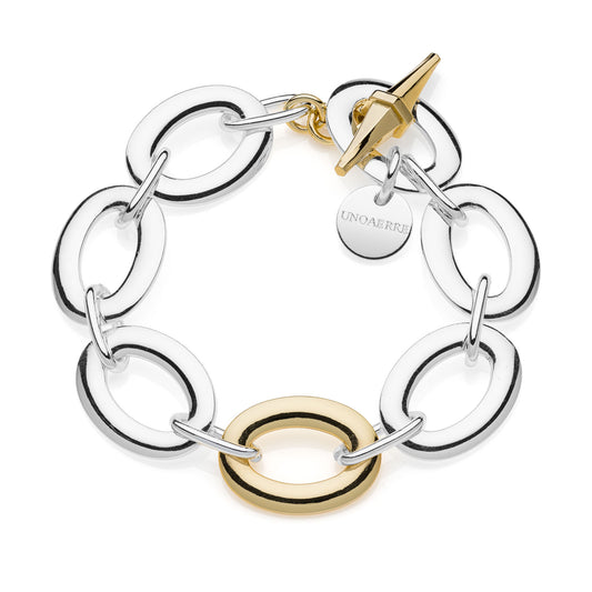 UNOAERRE - Bracciale bicolore Infinity