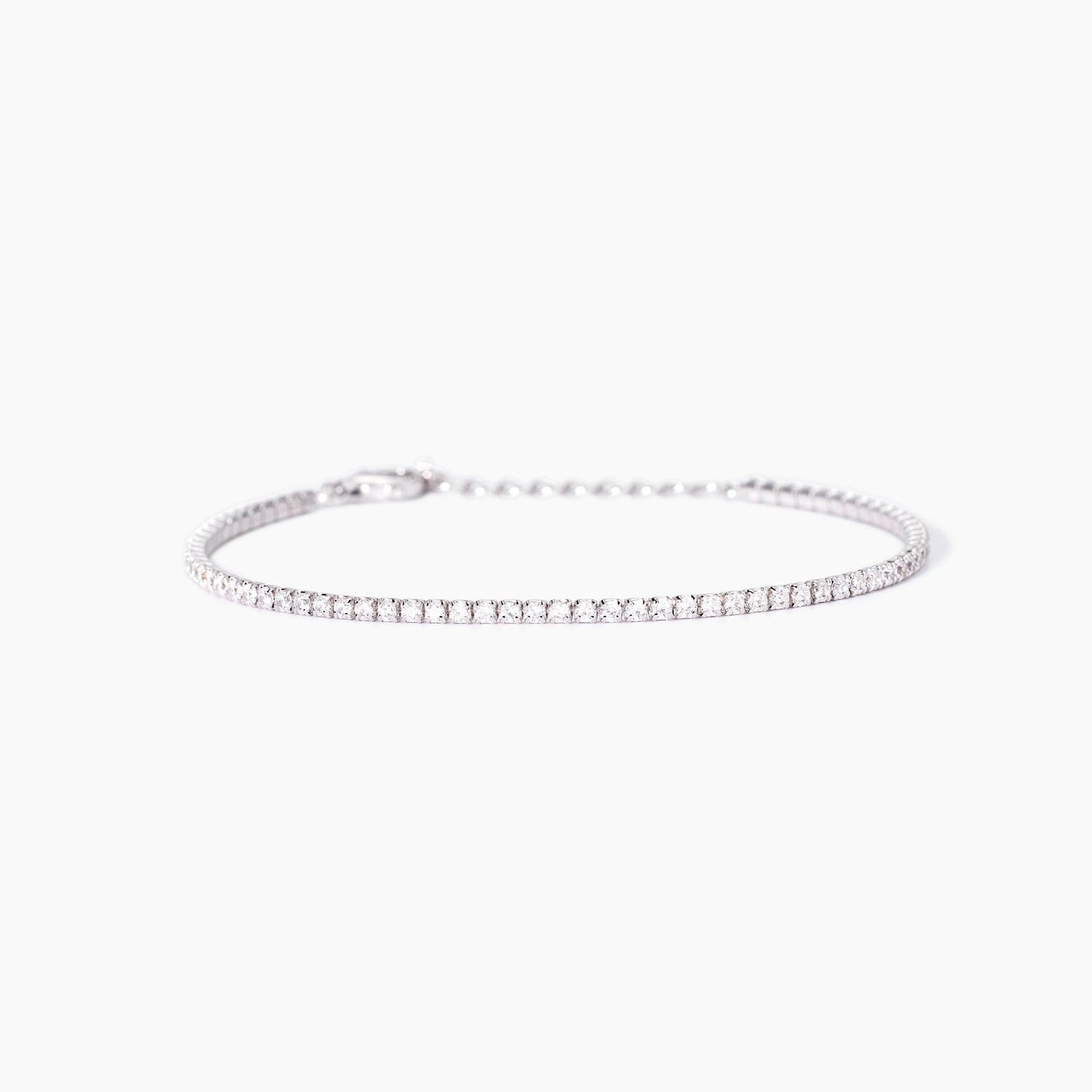 MABINA - Bracciale tennis in argento con zirconi