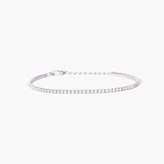 MABINA - Bracciale tennis in argento con zirconi