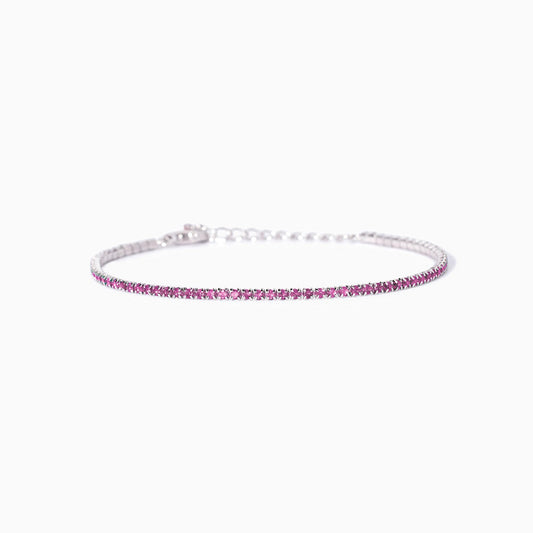 MABINA - Bracciale tennis con tormalina sintetica