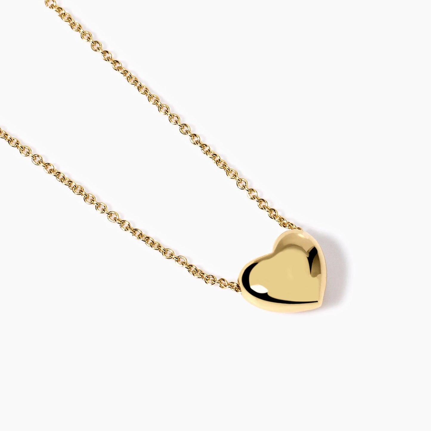 MABINA -Girocollo da donna in argento placcato oro con cuore