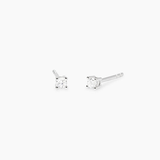 MABINA MY DIAMOND - Orecchini punto luce con diamante lab-grown