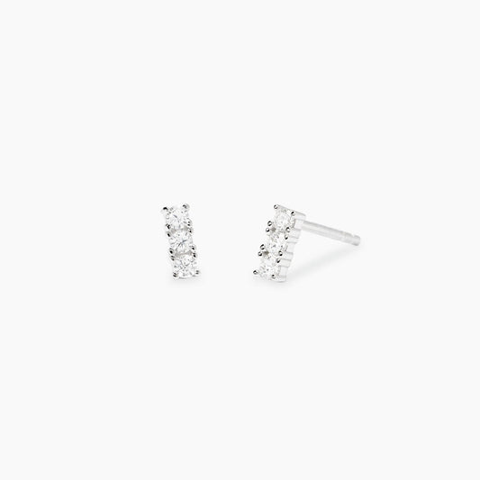 MABINA MY DIAMOND - Orecchini trilogy con diamanti lab-grown