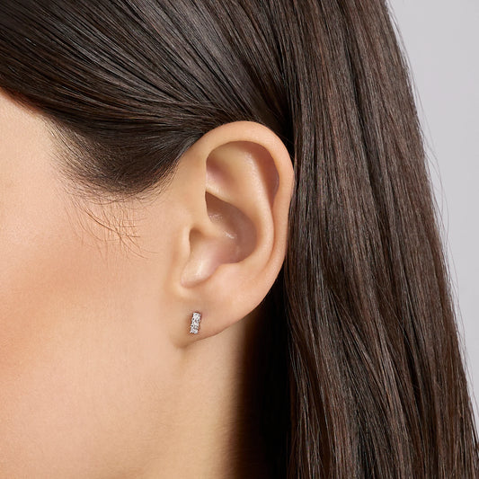 MABINA MY DIAMOND - Orecchini trilogy con diamanti lab-grown