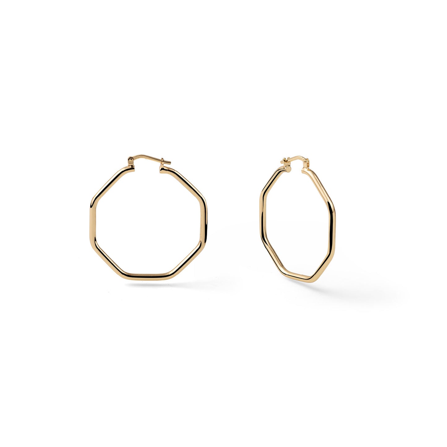 UNOAERRE - Orecchini a cerchio ottagonale