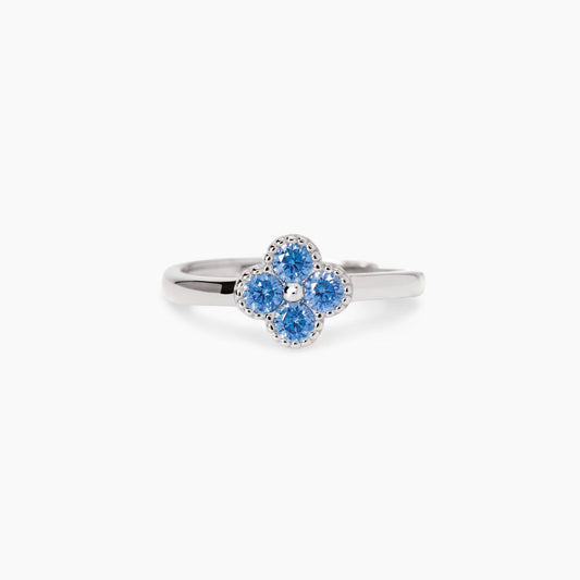 MABINA - Anello con fiore Jasmine