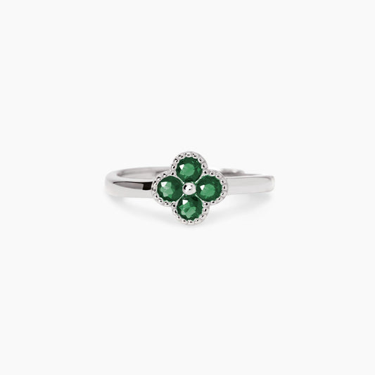 MABINA - Anello con fiore Jasmine
