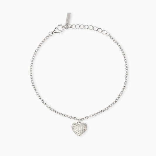 MABINA - Bracciale regolabile con ciondolo cuore
