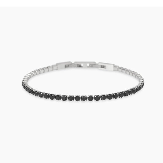KIDULT -Bracciale tennis con zirconi neri