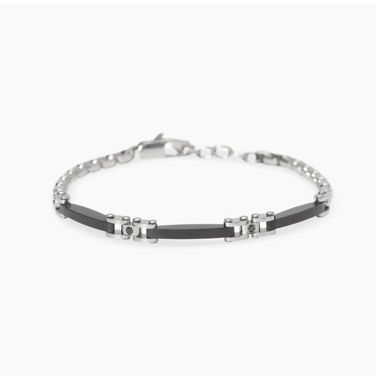 KIDULT -Bracciale regolabile con elementi neri