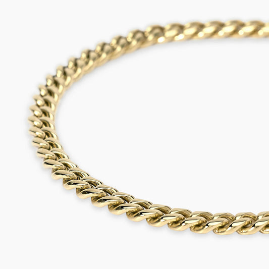 KIDULT -Bracciale dorato con catena groumette