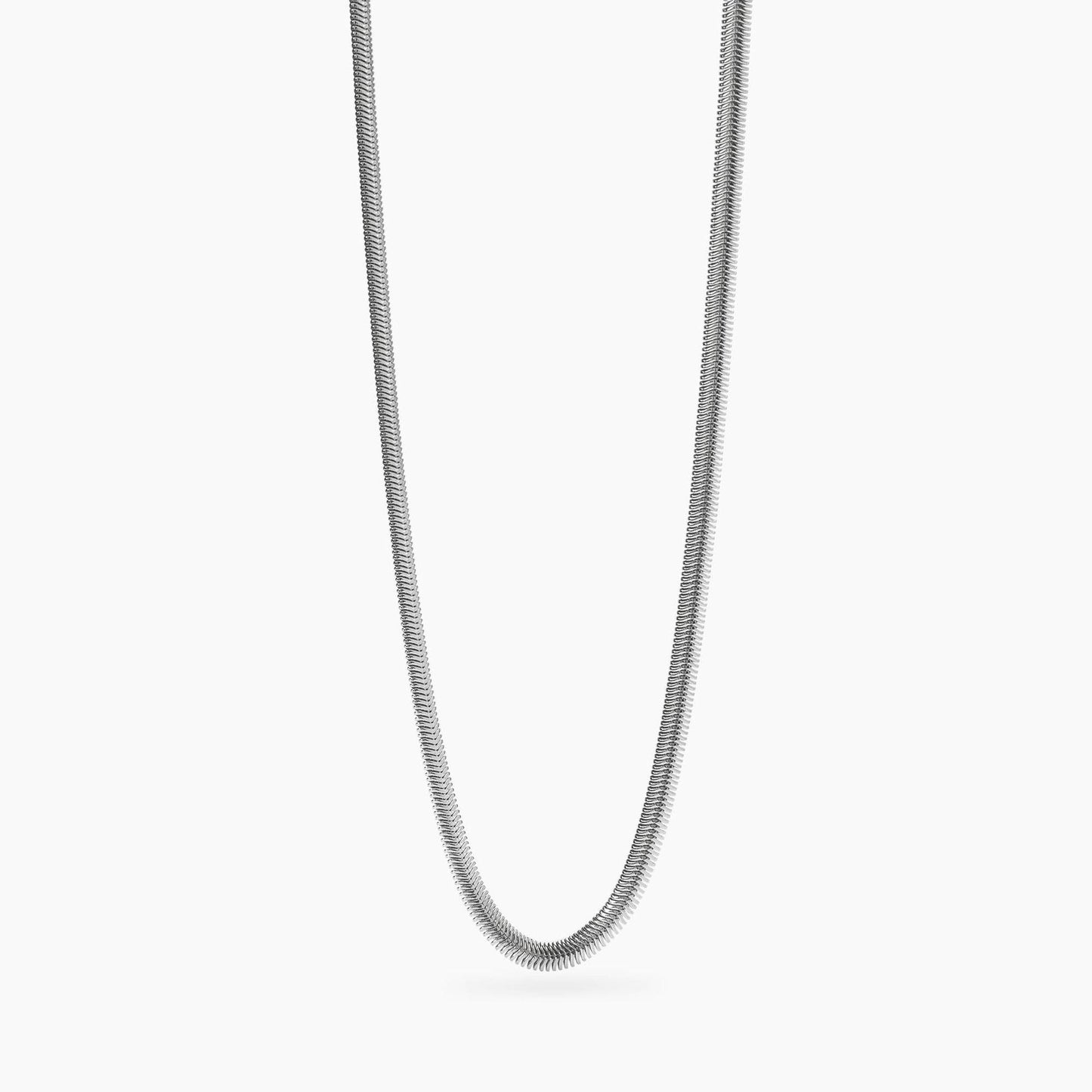 KIDULT -Collana con catena snake in acciaio