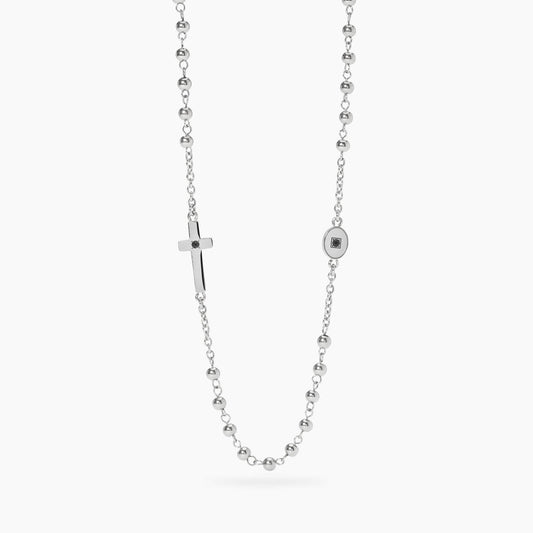 KIDULT -Collana in acciaio con croce