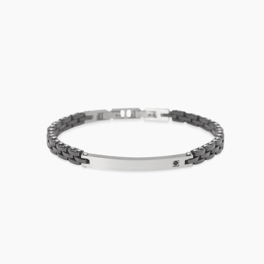 KIDULT -Bracciale in ceramica con piastra centrale