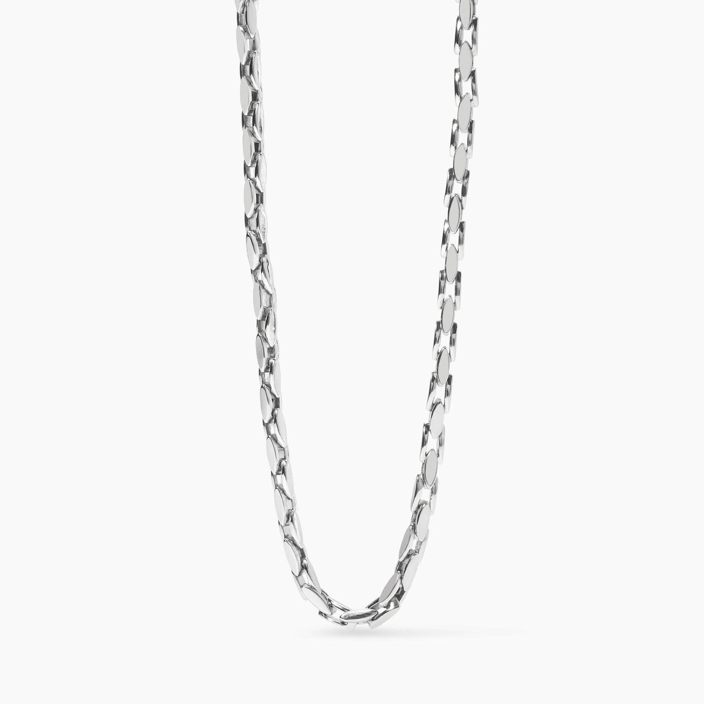 KIDULT -Collana con catena fancy in acciaio