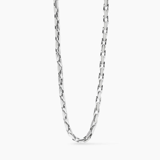 KIDULT -Collana con catena fancy in acciaio