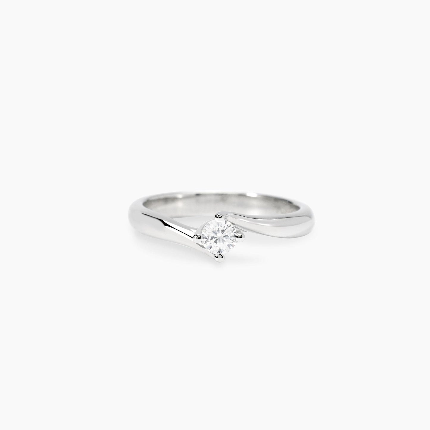 MABINA MY DIAMOND - Anello solitario con diamante lab-grown 0,20 carati