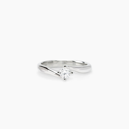 MABINA MY DIAMOND - Anello solitario con diamante lab-grown 0,25 carati