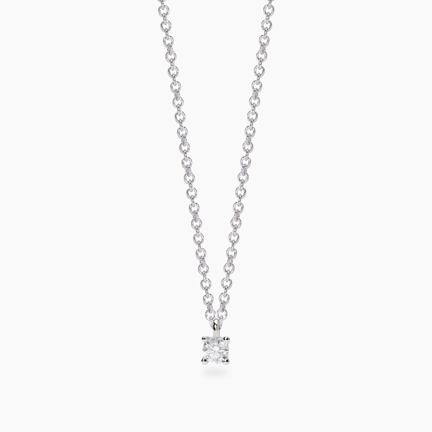 MABINA MY DIAMOND - Girocollo con diamante lab-grown