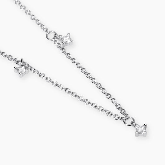 MABINA MY DIAMOND -Girocollo con punti luce in diamanti lab-grown