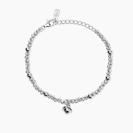 MABINA - Bracciale con sfere e campanella