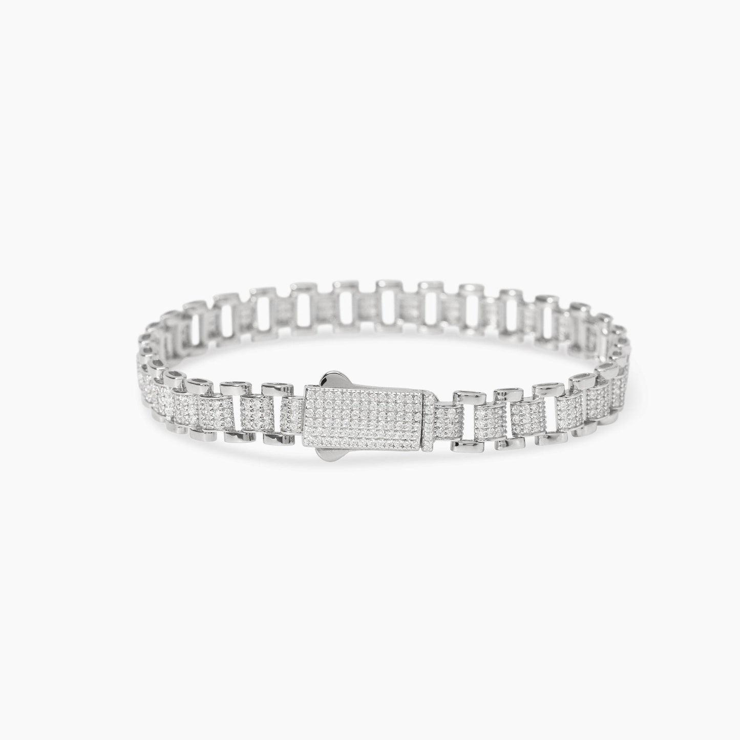 MABINA - Bracciale in argento e zirconi