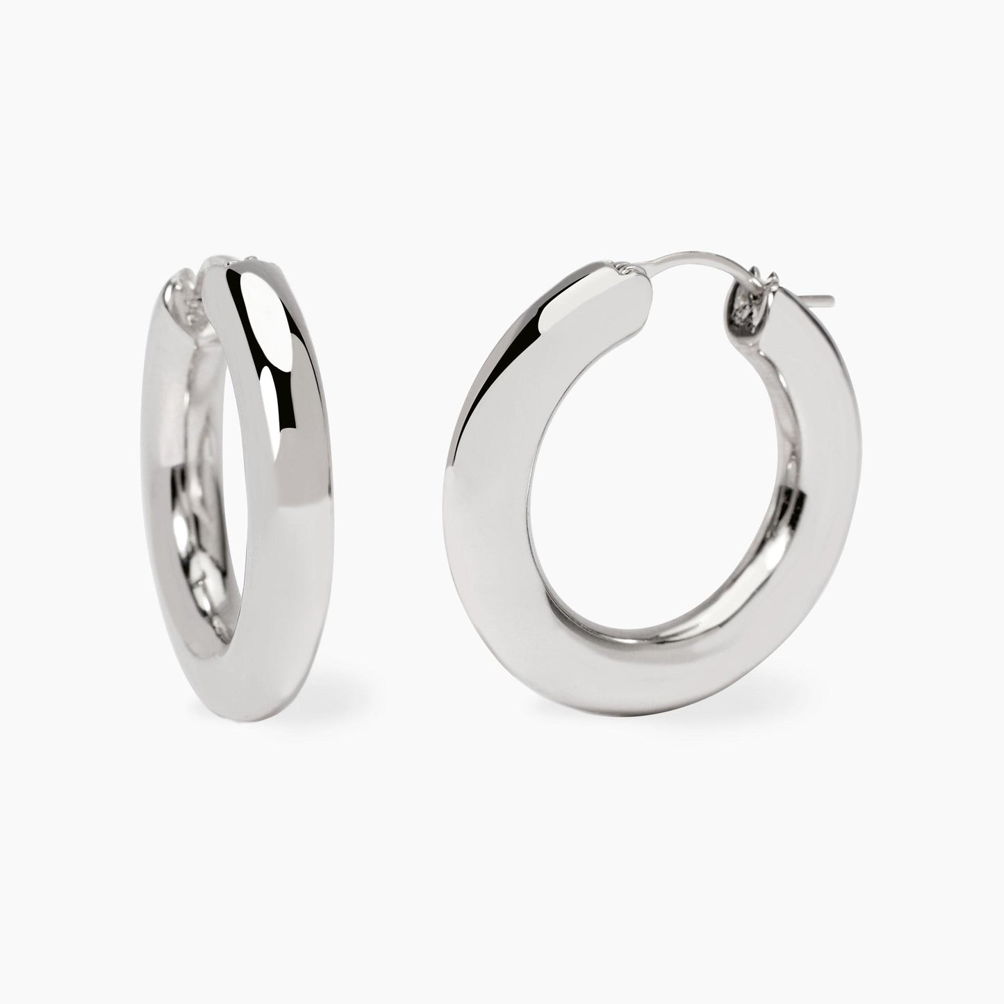 MABINA - Orecchini a cerchio in argento