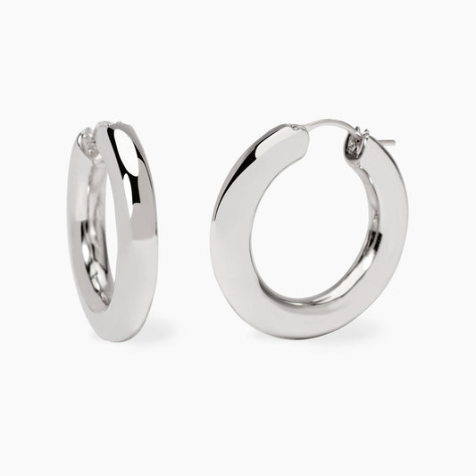 MABINA - Orecchini a cerchio in argento