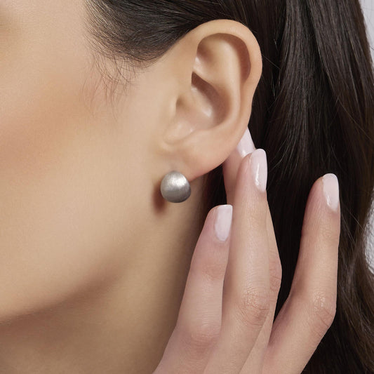 MABINA - Orecchini goccia in argento bulinato