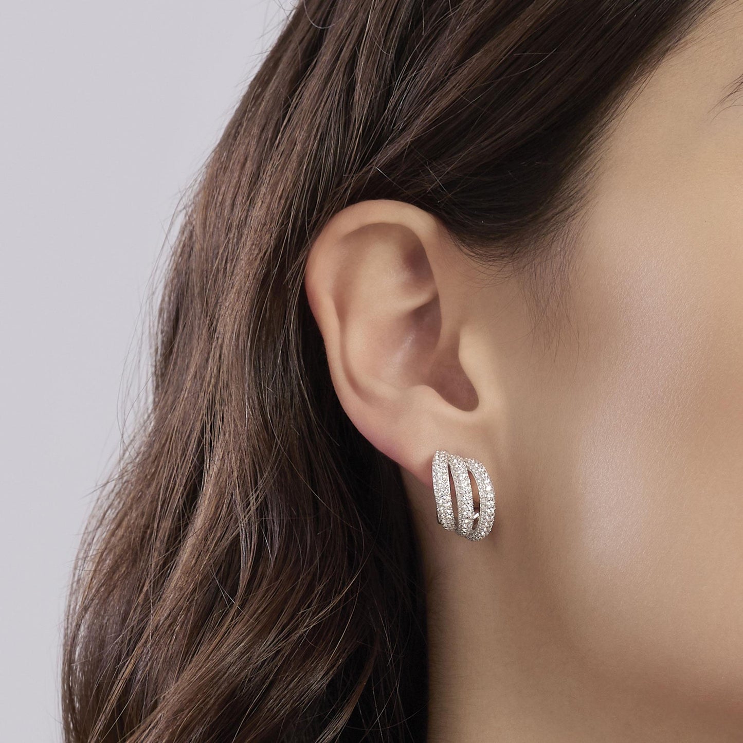 MABINA - Orecchini con zirconi