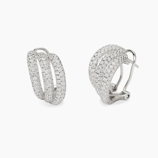 MABINA - Orecchini con zirconi