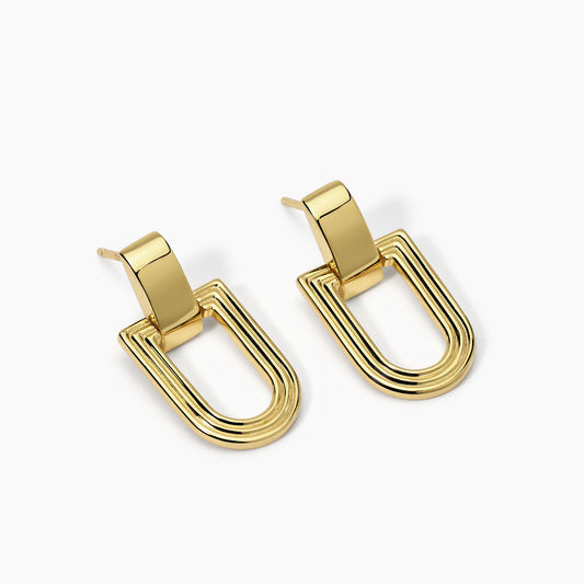 MABINA -Orecchini in argento dorato