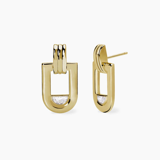 MABINA -Codice: 563946  Orecchini in argento dorato