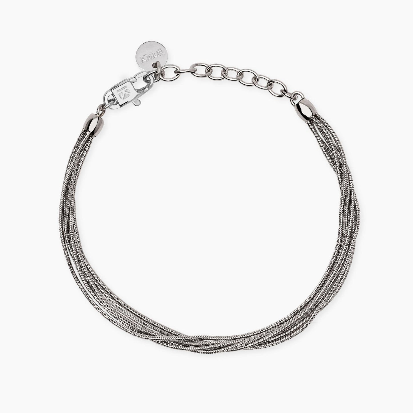 KIDULT - Bracciale multifilo con catena snake