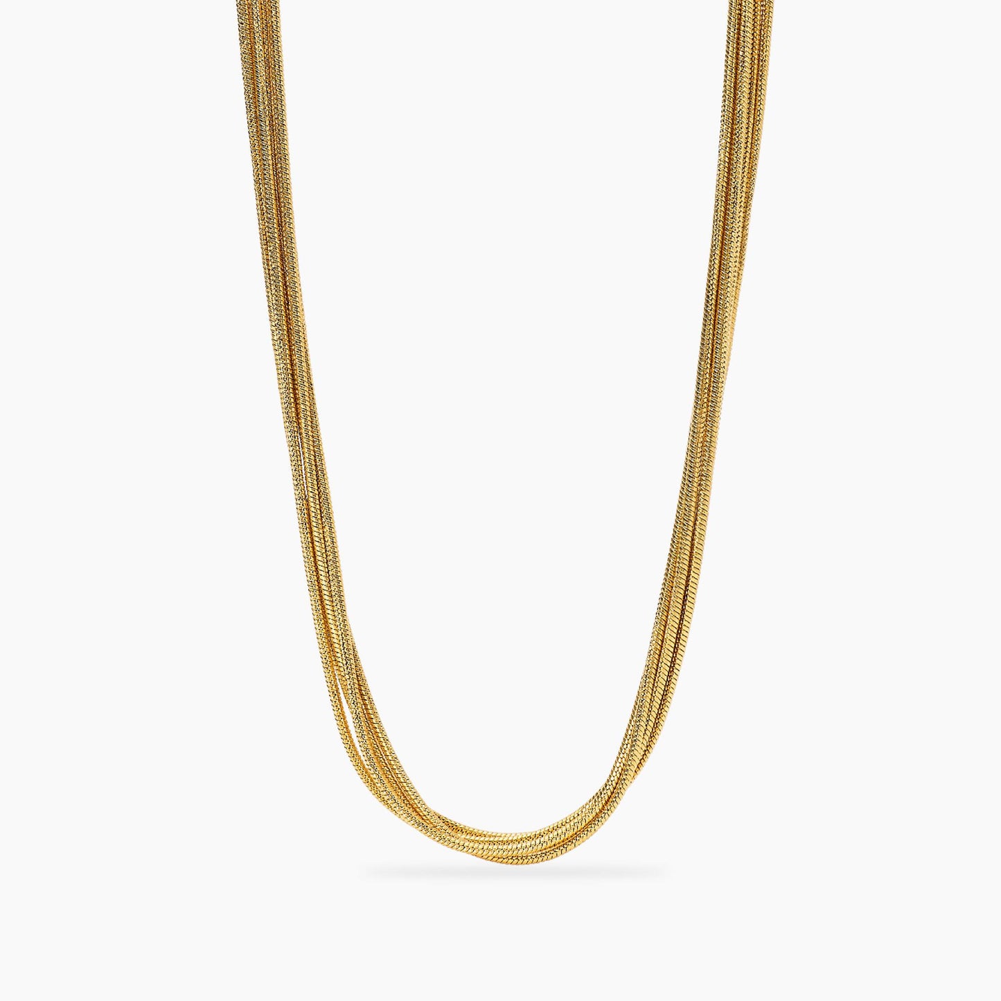 KIDULT - Girocollo in acciaio con catene snake