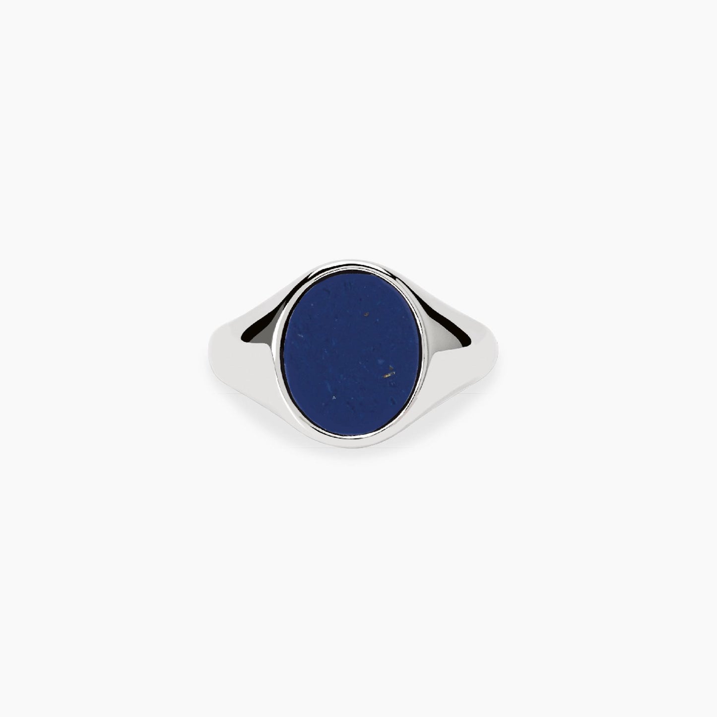 MABINA UOMO -Anello ovale in argento e lapis KINGSTONE
