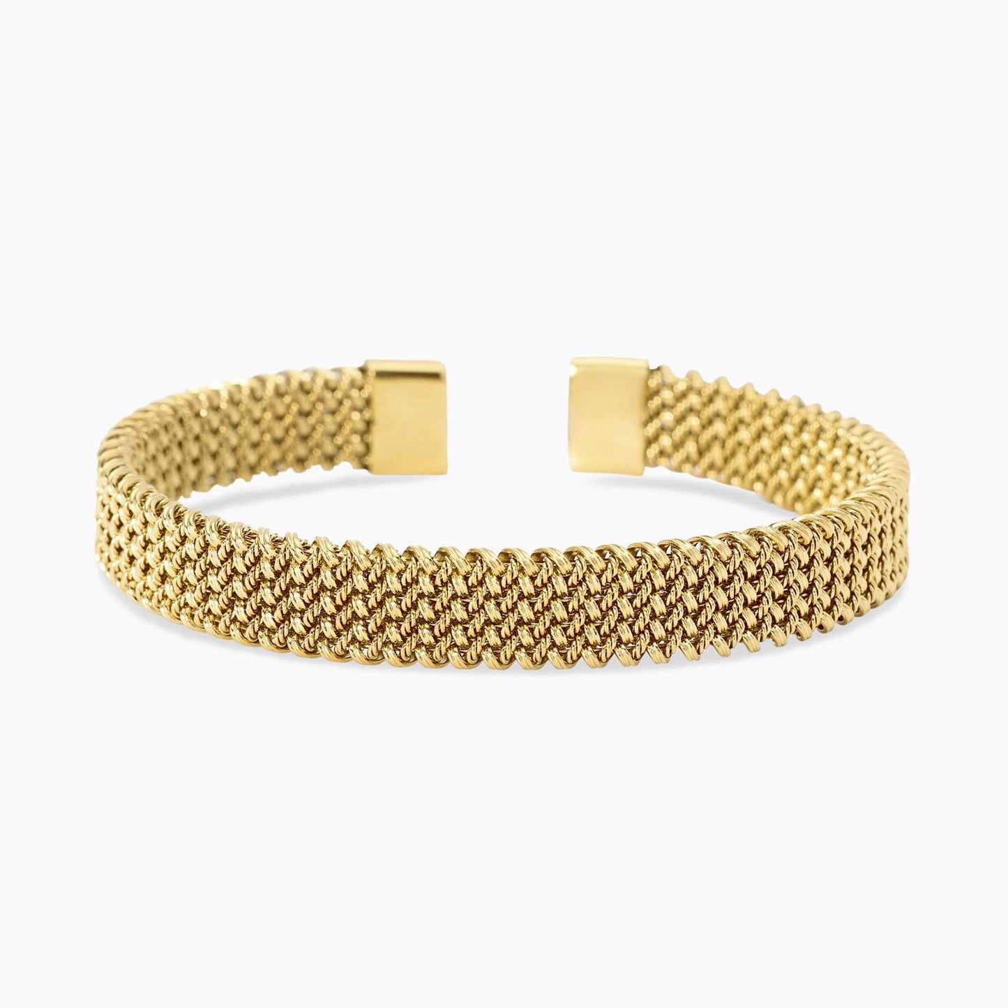 KIDULT - Bracciale cuff con maglia mesh