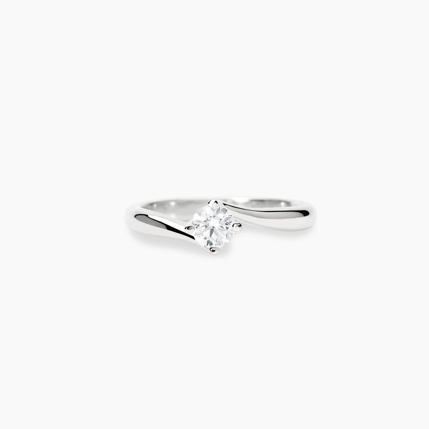 MABINA MY DIAMOND - Anello solitario con diamante lab-grown 0,33 carati