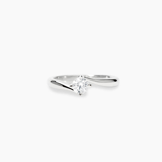 MABINA MY DIAMOND - Anello solitario con diamante lab-grown 0,33 carati