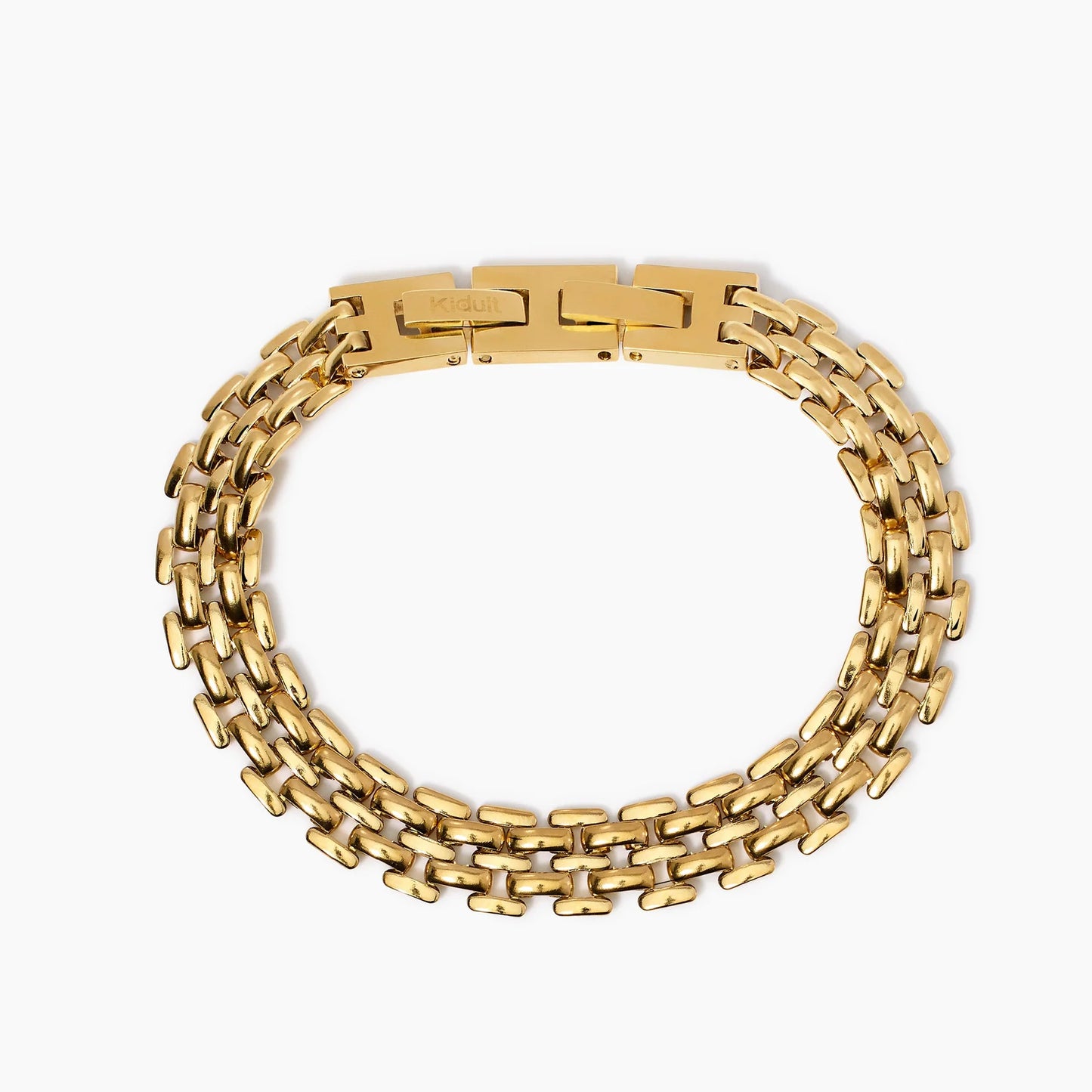KIDULT - Bracciale in acciaio con catena panther