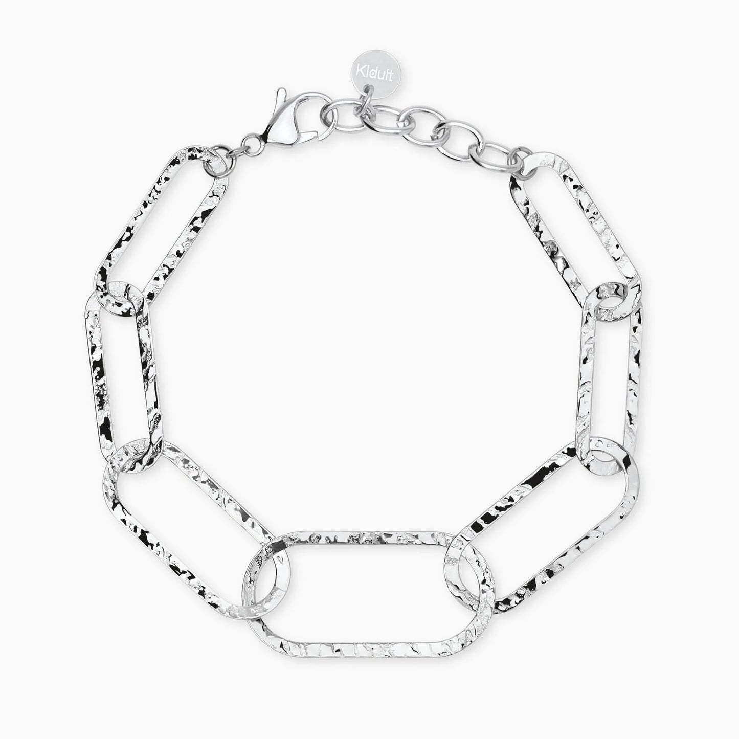 KIDULT - Bracciale con maglie martellate