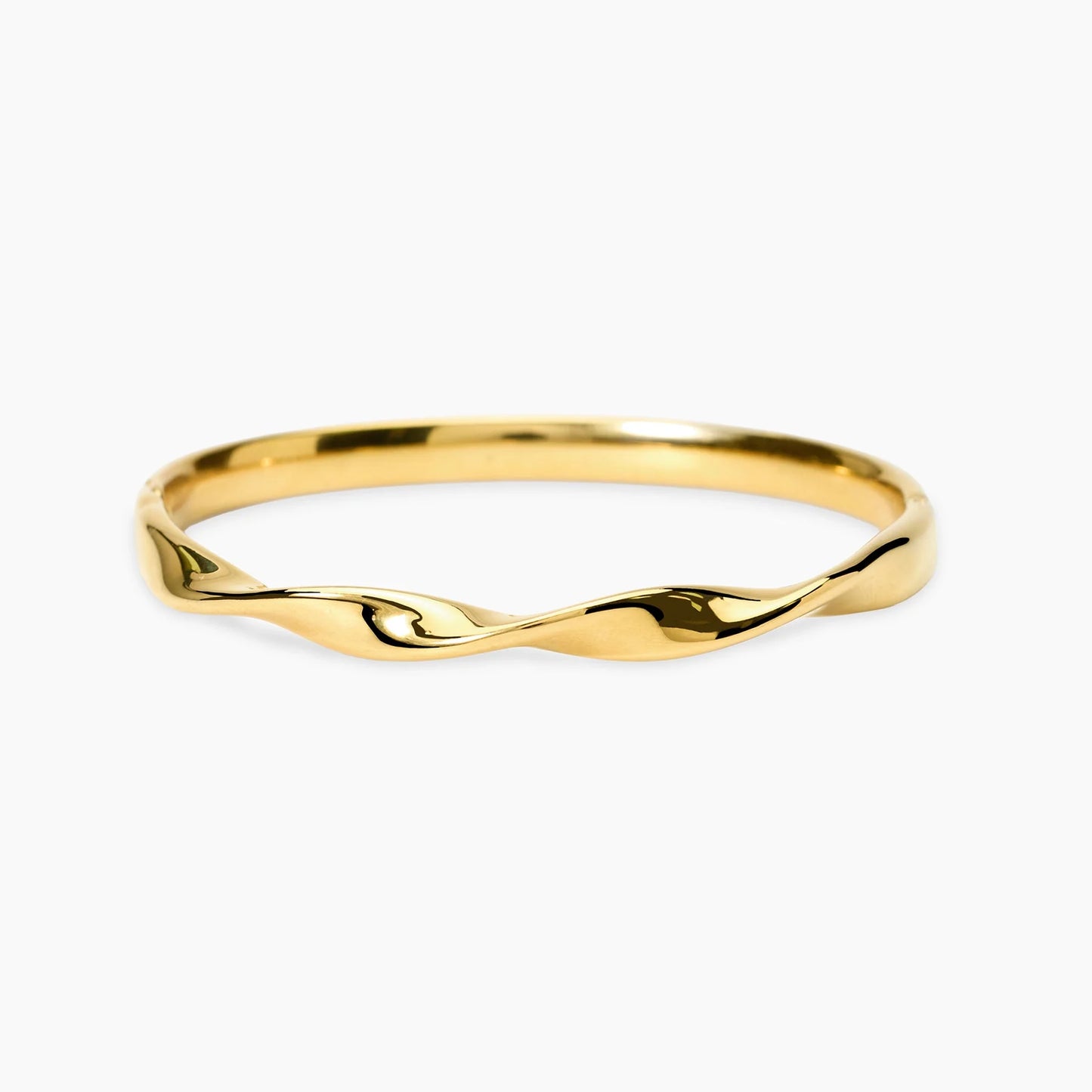 KIDULT - Bracciale bangle in acciaio dorato